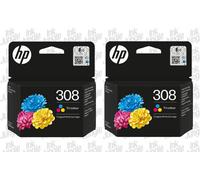 HP 308 / 308e / Black / Colour Ink Cartridges For ENVY 6110 6120 6130 6520 6530