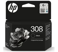 HP 308, Black, Genuine, Ink Cartridge, 7FP21UE, for Envy 6110 6120 6530 6520 Lot