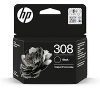 HP 308 Black Ink Cartridge - For ENVY 6122e 6532e 6520e 6132e 6530e 6120e 6110e 6558e 6110e 6130e All-in-One Printers