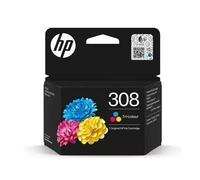 HP 308 2-Pack Black/Tri-color Original Ink Cartridge Combo