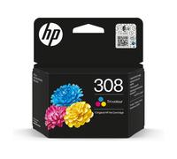HP 308 Tri-color Original Ink Cartridge