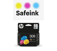 HP 308 Tri-color Original Ink Cartridge