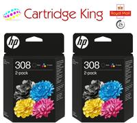 HP 308 Combo pack x 2