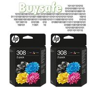 HP 308 Combo pack x 2