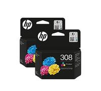 Hp 308 Original Tri-Colour Ink Cartridge 2-Pack One Colour