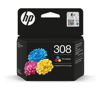 HP 308 Tri-color Original Ink Cartridge