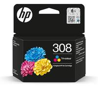 HP 308 Tri-color Original Ink Cartridge