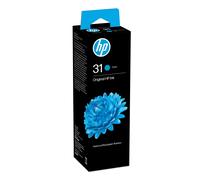 HP 31 Original Ink Bottle 70-ml Cyan 1VU26AE