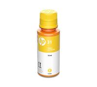 HP 31 | Ink Bottle | Yellow |Up to 8,000 pages per bottle|Works with HP Smart Tank Plus 651 and Smart Tank Plus 551 | 1VU28AN | Packaging May Vary