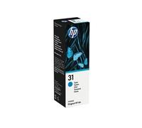 HP 1VU26AE Original HP 31 Cyan Ink Bottle - 1VU26AE