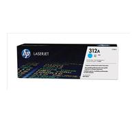 HP 312A Cyan LaserJet Toner Cartridge. Colour toner page yield: 2700 pages Printing colours: Cyan Quantity per pack: 1 pc(s)