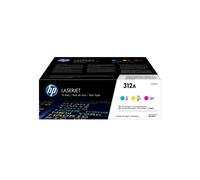 HP 312A Cyan/Magenta/Yellow Original Toner Cartridges - Tri-Pack (CF440AM)