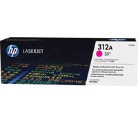 HP 312A Original CF383A Magenta Toner Cartridge, Magenta