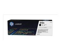 HP 312X High Yield Black LaserJet Toner Cartridge. Black toner page yield: 4400 pages Printing colours: Black Quantity per pack: 1 pc(s)