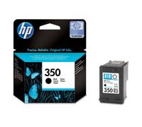HP 350 Original Black Ink Cartridge, Black