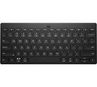 HP 350 Compact Bluetooth Keyboard | Connect up to 3 devices via Bluetooth 5.2 | Multi-OS with SMART shortcuts | Dictation and emoji keys | 2 years battery | Made from 60% recycled materials | Black