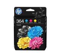 HP 364 4-pack Black/Cyan/Magenta/Yellow Original Ink Cartridges