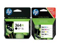 HP 364 4-pack Original Ink Cartridges Combo pack plus XL Black