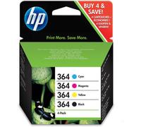 HP 364 Combo 4 x Ink Cartridge Set B/C/M/Y for HP Photosmart 6510 e-AiO (CQ761B)