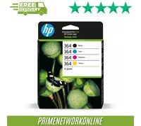 HP 364 4-pack Black/Cyan/Magenta/Yellow Original Ink Cartridges