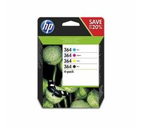 HP 364 4-pack Black/Cyan/Magenta/Yellow Original Ink Cartridges