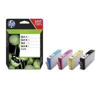 HP 364 4-pack Black/Cyan/Magenta/Yellow Original Ink Cartridges