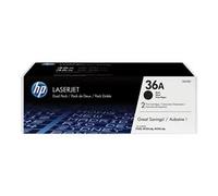 HP 36A 2-pack Black Original LaserJet Toner Cartridges