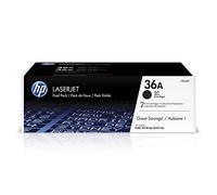 HP 36A Black Toner Cartridges (2-pack) | Works LaserJet M1120 MFP Series, LaserJet M1522 MFP Series, LaserJet P1505 Series | CB436D