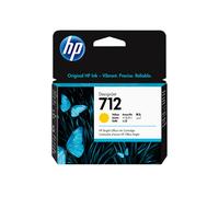 HP 3ED69A Original HP 712 Yellow Ink Cartridge - 3ED69A Designjet Ink, 29ml