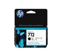 HP 3ED70A Original HP 712 Black Ink Cartridge - 3ED70A Designjet Ink, 38ml