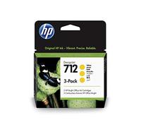 HP 3ED78A Original HP 712 Magenta 3 Pack Ink Cartridges - 3ED78A Designjet Ink, 29ml Each