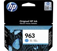 HP 3JA23AE 963 Original Ink Cartridge, Cyan, Single Pack
