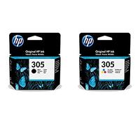 HP 305 2-Pack Tri-color/Black Original Ink Cartridge
