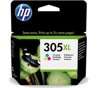 HP 3YM63AE 305XL High Yield Original Ink Cartridge, Tri-color, Single Pack