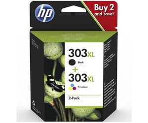 HP 3YN10AE Original Black & Tri Colour HP 303XL Ink Cartridge Multipack - 3YN10AE