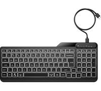 HP 400 Backlit Keyboard - Black, Black