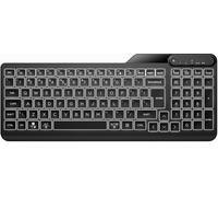 HP 400 Backlit Wired Keyboard | Warm White LED Illuminated Keys w/ 3 Brightness