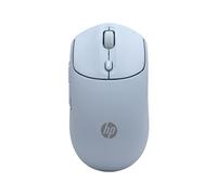HP 400 Dual Wireless Mouse - Bluetooth and USB 2.4GHz | 24 Month Battery | Silent Clicks | Soft Touch | 2D scroll wheel | Up to 6000 adjustable DPI | Blue