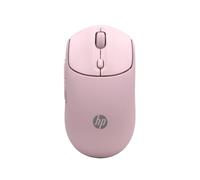 HP 400 Dual Wireless Mouse - Bluetooth and USB 2.4GHz, 24 Month Battery, Silent Clicks, Soft Touch, Pink
