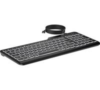 HP 400 - Keyboard - Backlight - USB-C - QWERTY - English - Black