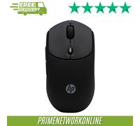 HP 400 Quiet Wireless Mouse - Dual Bluetooth and USB 2.4GHz | 24 Month Battery | Silent Clicks | Soft Touch | 2D scroll wheel | Up to 6000 adjustable DPI | Black