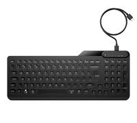 HP 405 Backlit Wired USB Keyboard, UK Layout, Compact, USB-C, 7N7C1AA#ABU