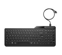 HP 405 Backlit Wired USB Keyboard, UK Layout, Compact, USB-C, 7N7C1AA#ABU