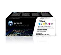 HP 410A Cyan, Magenta, Yellow Toner Cartridges | Works Color LaserJet Pro M452 Series, Color LaserJet Pro MFP M377, M477 Series | CF251AM, 4.8" x 14.3" x 12", 3 Count (Pack of 1)
