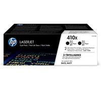 HP 410X Black Original High Capacity Toner Cartridge - Twin (CF410XD)