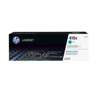 HP 410X High Yield Cyan Original LaserJet Toner Cartridge. Colour toner page yield: 5000 pages Printing colours: Cyan Quantity per pack: 1 pc(s)