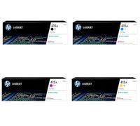 HP 415A Original Genuine Toner Cartridges Multipack Set Black, Cyan, Magenta, Yellow Color Laserjet Pro M454, M478, M479 in original Boxes with Hologram