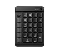 HP 430 Programmable Wireless Keypad | Compatible with Chrome, PC or Mac | Bluetooth | Mechanical Keys | Swappable Keycaps | 9 Programmable Keys | Spill Resistant | Up to 24 Months Battery | Black
