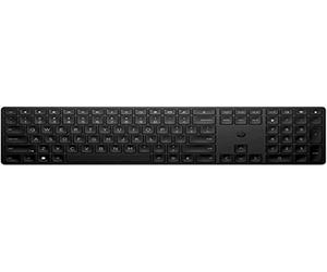 HP 450 Wireless Programmable Keyboard, 20 Customizable Keys, 6° Tilt, USB Receiver Included, Black, 4R184AA