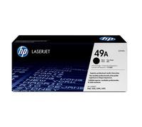 HP 49A Black Original LaserJet Toner Cartridge. Black toner page yield: 2500 pages Printing colours: Black Quantity per pack: 1 pc(s)